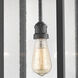 Fallow 1 Light 10 inch Black Outdoor Chain Mount Ceiling Fixture
