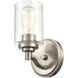 Moven Wall Sconce Wall Light in Satin Nickel