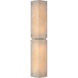 AERIN Clayton LED 5.5 inch Alabaster and Polished Nickel Wall Sconce Wall Light