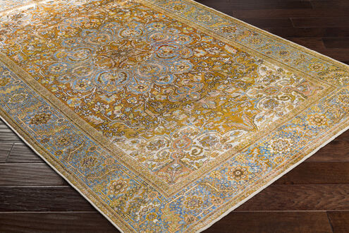 Lavable 48 X 30 inch Mustard Rug in 2 x 4, Rectangle