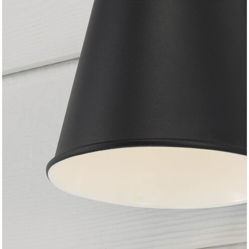 Yardley 1 Light 8 inch Black Outdoor Wall Lantern