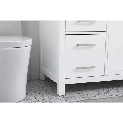 Lewis 60 X 22 X 34 inch White Vanity Sink Set