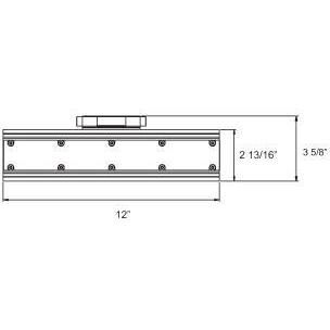 Ontario LED 4 inch Platinum Outdoor Wall Mount