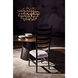 Vesuvius 59 X 59 inch Matte Black Dining Table