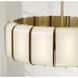 Marcell LED 26.5 inch Aged Brass Pendant Ceiling Light