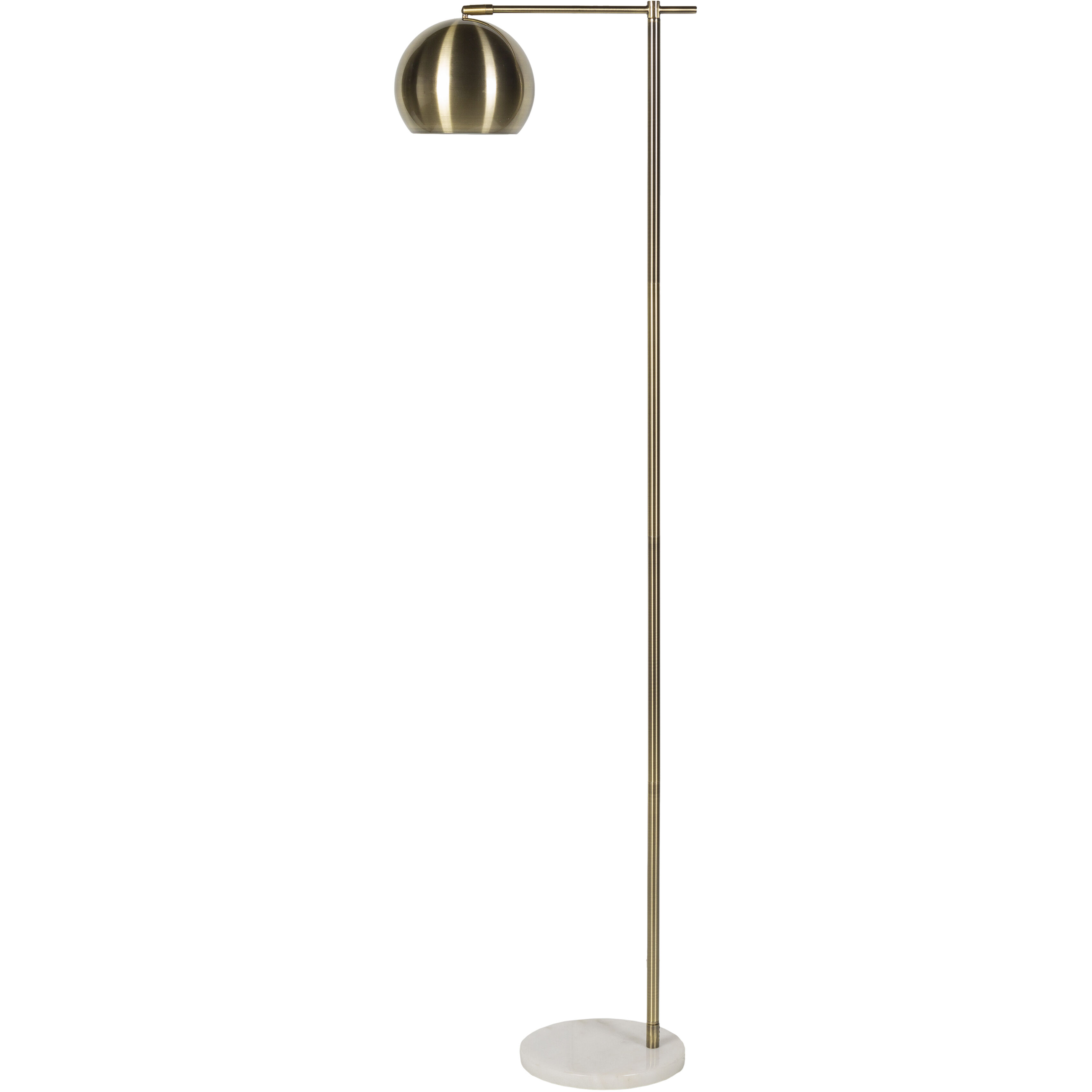 Surya HRF 005 Hartford 62.5 inch 60 watt White Floor Lamp Portable