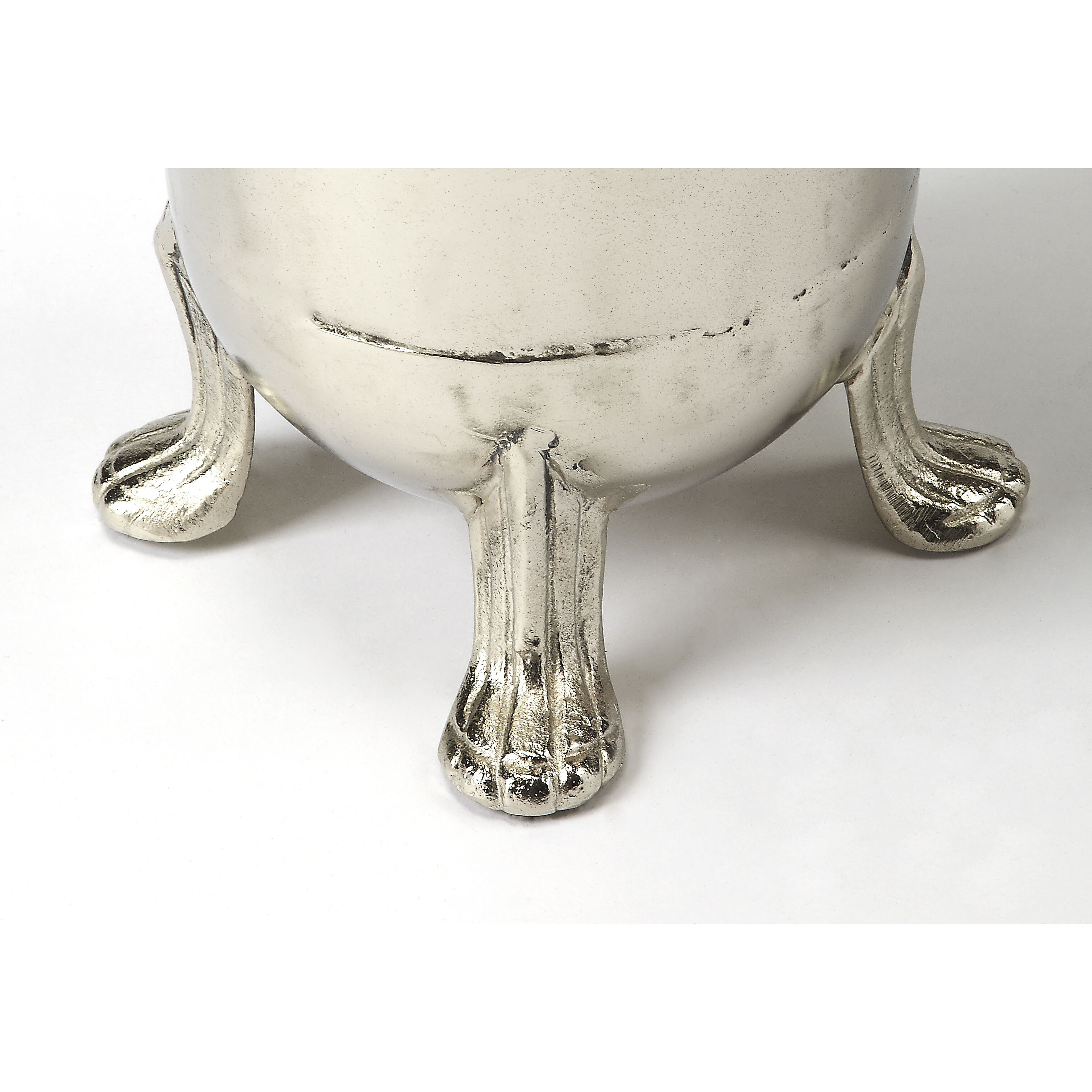 Tanguay Polished Silver Metalworks Umbrella Stand
