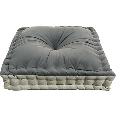 Dan Foley 22 inch Smoke Grey Throw Pillow