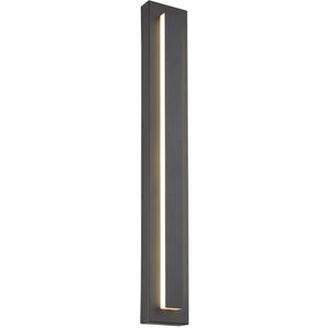 Sean Lavin Aspen LED 36 inch Charcoal Outdoor Wall Light in In-Line Fuse