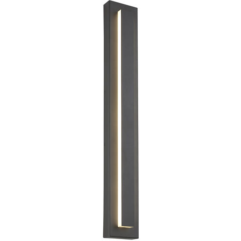 Sean Lavin Aspen LED 36 inch Charcoal Outdoor Wall Light in No Options, Integrated LED
