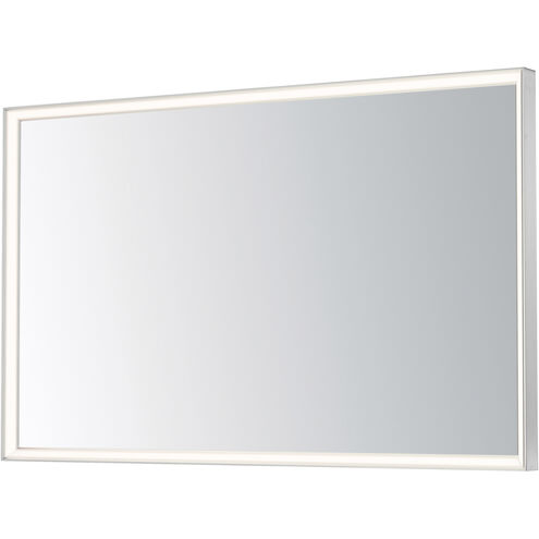 Bevel 48 X 30 inch Satin Nickel LED Mirror