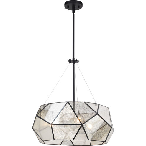Euclid LED 20 inch Black Pendant Ceiling Light