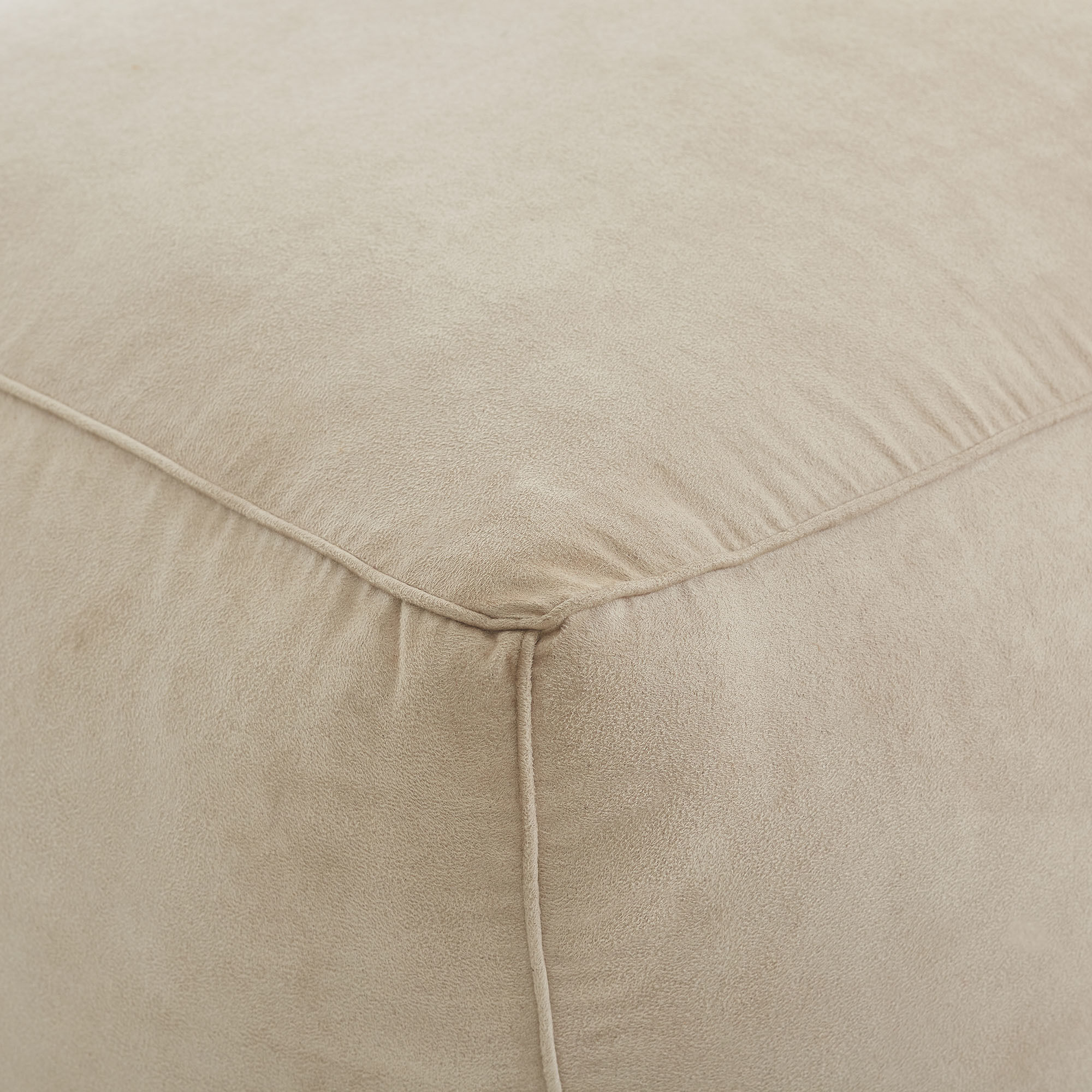 Bundle 13 inch Beige Pouf