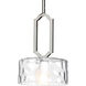 Gail 1 Light 8 inch Polished Nickel Mini-Pendant Ceiling Light