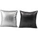 Anita 15.8 X 4.7 inch Silver Pillow, Set of 2