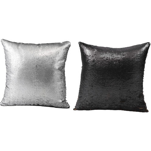 Anita 15.8 X 4.7 inch Silver Pillow, Set of 2