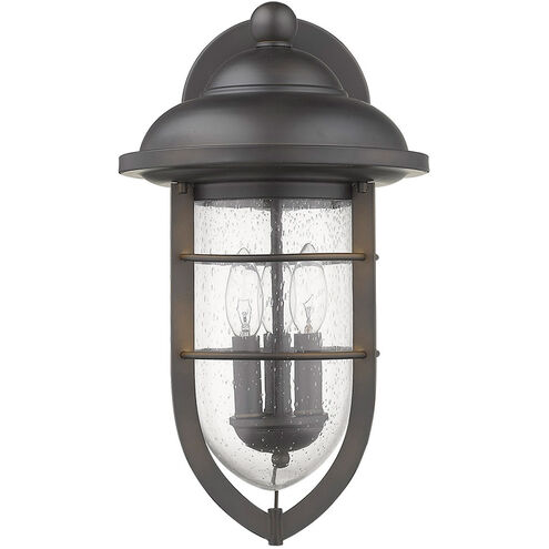 Dylan 3 Light 18 inch Oil-Rubbed Bronze Exterior Wall Mount in Oil Rubbed Bronze