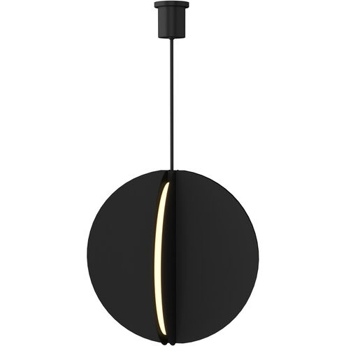 Sean Lavin Bau LED 28 inch Nightshade Black Pendant Ceiling Light, Integrated LED