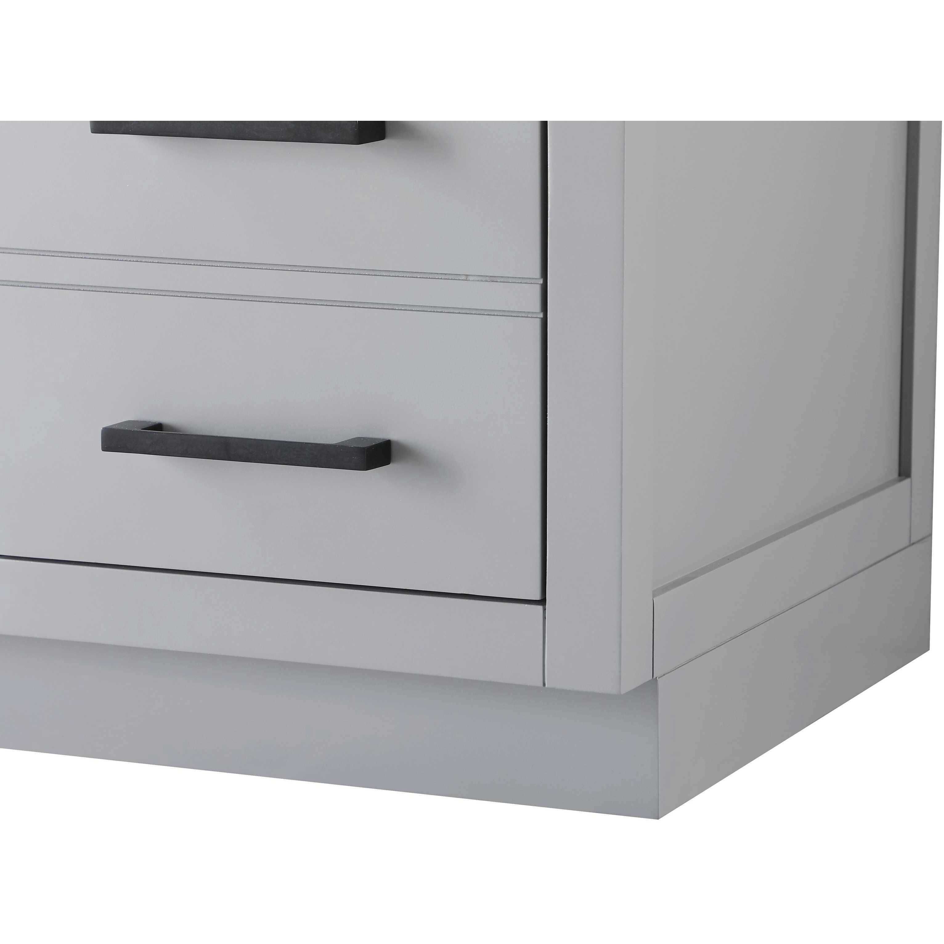 Alden 60 X 35 inch Grey Bathroom Vanity Cabinet