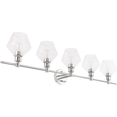 Gene 5 Light 47 inch Chrome Wall sconce Wall Light