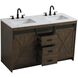 Austin 54 X 34 inch Expresso Bathroom Vanity Cabinet