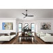 Tribeca 60 inch Graphite with Graphite, Walnut Blades Ceiling Fan