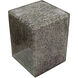 Square 17.7 inch Natural Stool