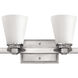 Avon 4 Light 31.75 inch Brushed Nickel Vanity Light Wall Light in Etched Opal