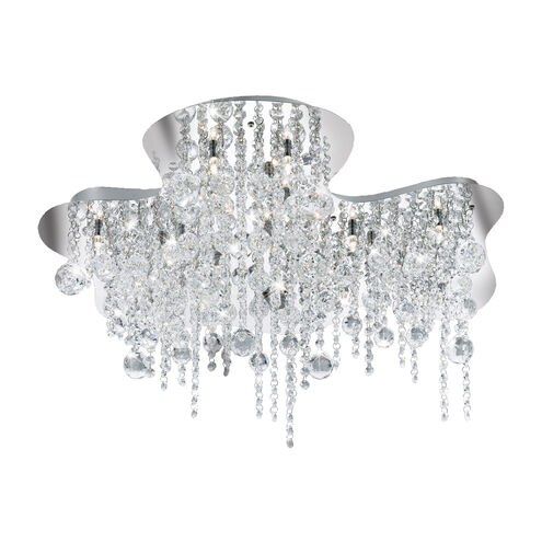 Alissa 18 Light 26 inch Chrome Flush Mount Ceiling Light