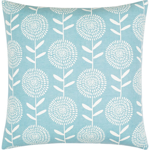 Lachen 20 inch Teal Pillow Kit in 20 x 20, Square