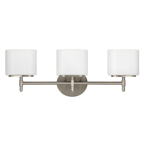 Trinity 3 Light 22.25 inch Satin Nickel Bath and Vanity Wall Light