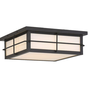 Bensa LED 13 inch Black Outdoor Flush Mount