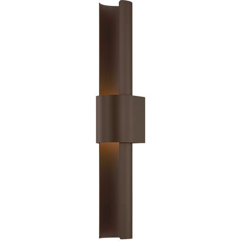 Ossian LED 28 inch Bronze Exterior Wall Sconce