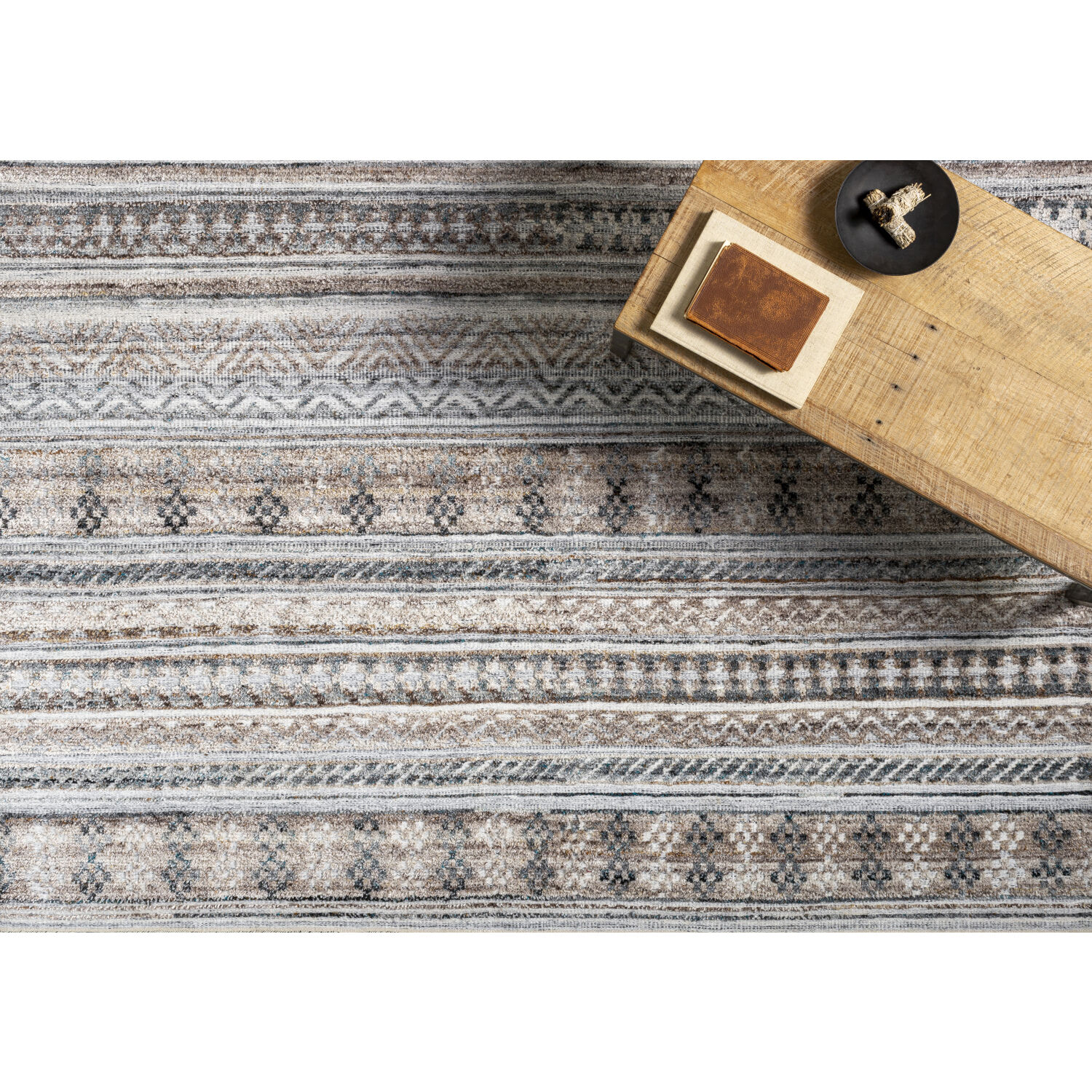 Pompei 168 X 120 inch Taupe Rug, Rectangle