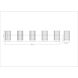 Burk 5 Light 38 inch Matte Black Bath Vanity Light Wall Light