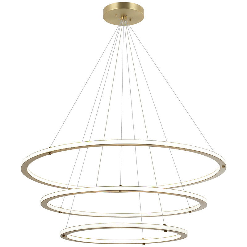 Victoria LED 40 inch Brushed Gold Pendant Ceiling Light
