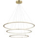Victoria LED 40 inch Brushed Gold Pendant Ceiling Light