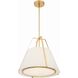 Fulton Pendant Ceiling Light in Antique Gold