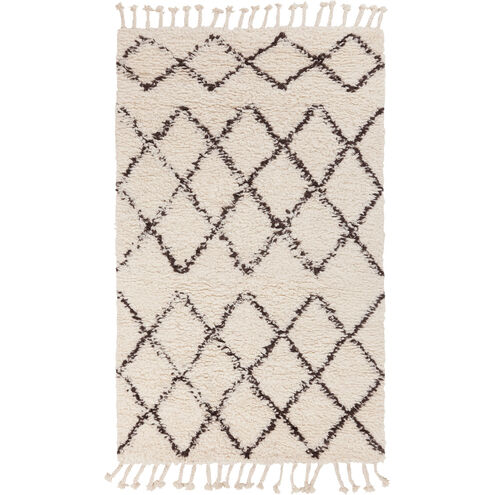 Sherpa 156 X 108 inch Dark Brown/Cream Rugs, Wool