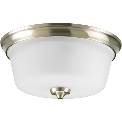 Lahara 2 Light 13 inch Brushed Nickel Flush Mount Ceiling Light, Delta
