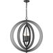 Orme 4 Light 27 inch Matte Black Chandelier Ceiling Light