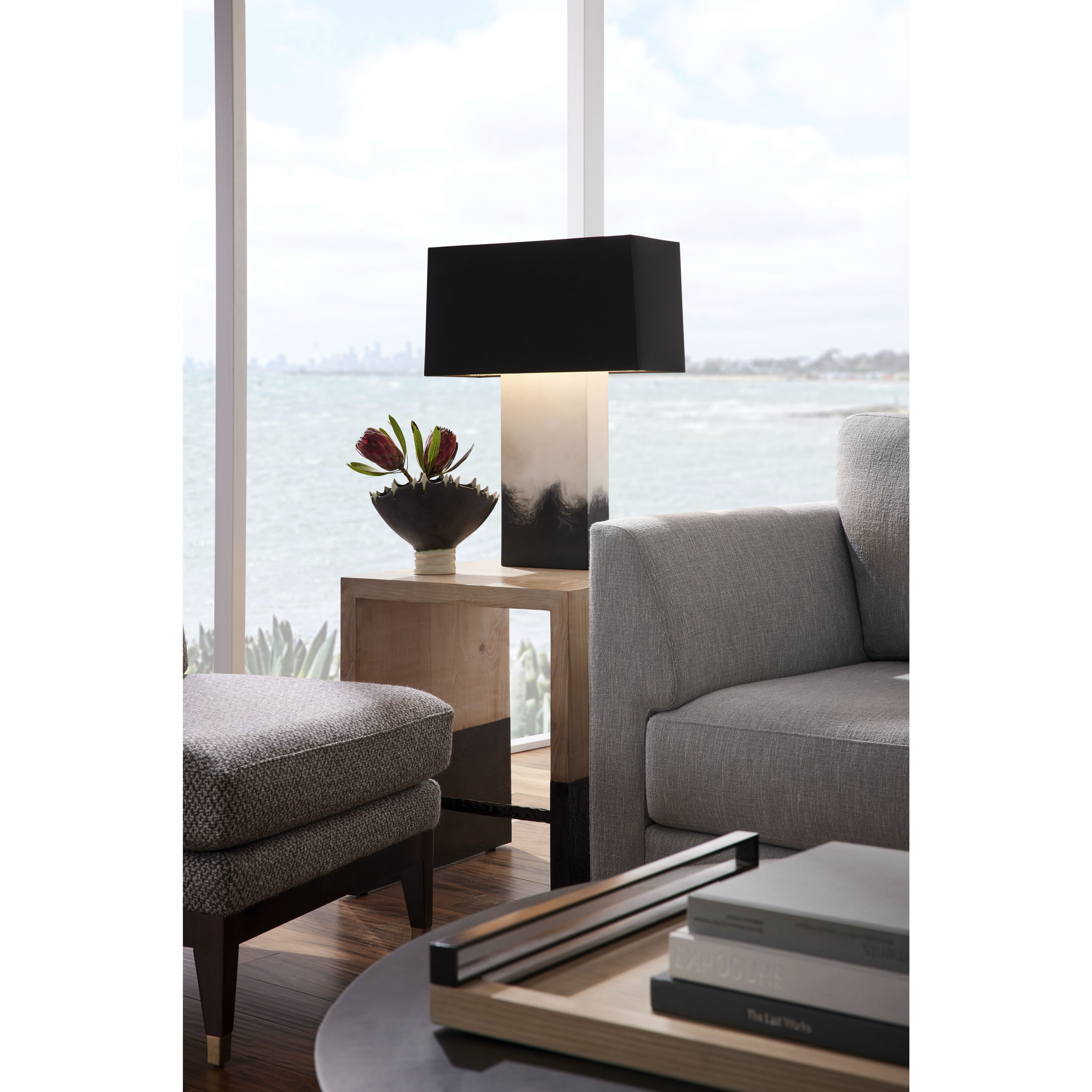 Lyle 24 X 22 inch Blonde End Table