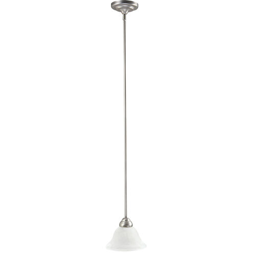 Booker 1 Light 7.5 inch Matte Nickel Pendant Ceiling Light