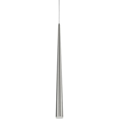 Mina LED 2.75 inch Brushed Nickel Pendant Ceiling Light