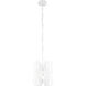 Monarch 1 Light 9 inch White Mini Pendant Ceiling Light