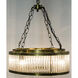 Petronas 4 Light 20.5 inch Antique Brass Chandelier Ceiling Light