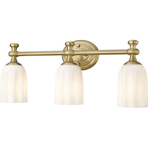 Orion 3 Light 22 inch Modern Gold Bath Vanity Light Wall Light