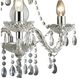 Theatre 3 Light 16 inch Clear Chandelier Ceiling Light