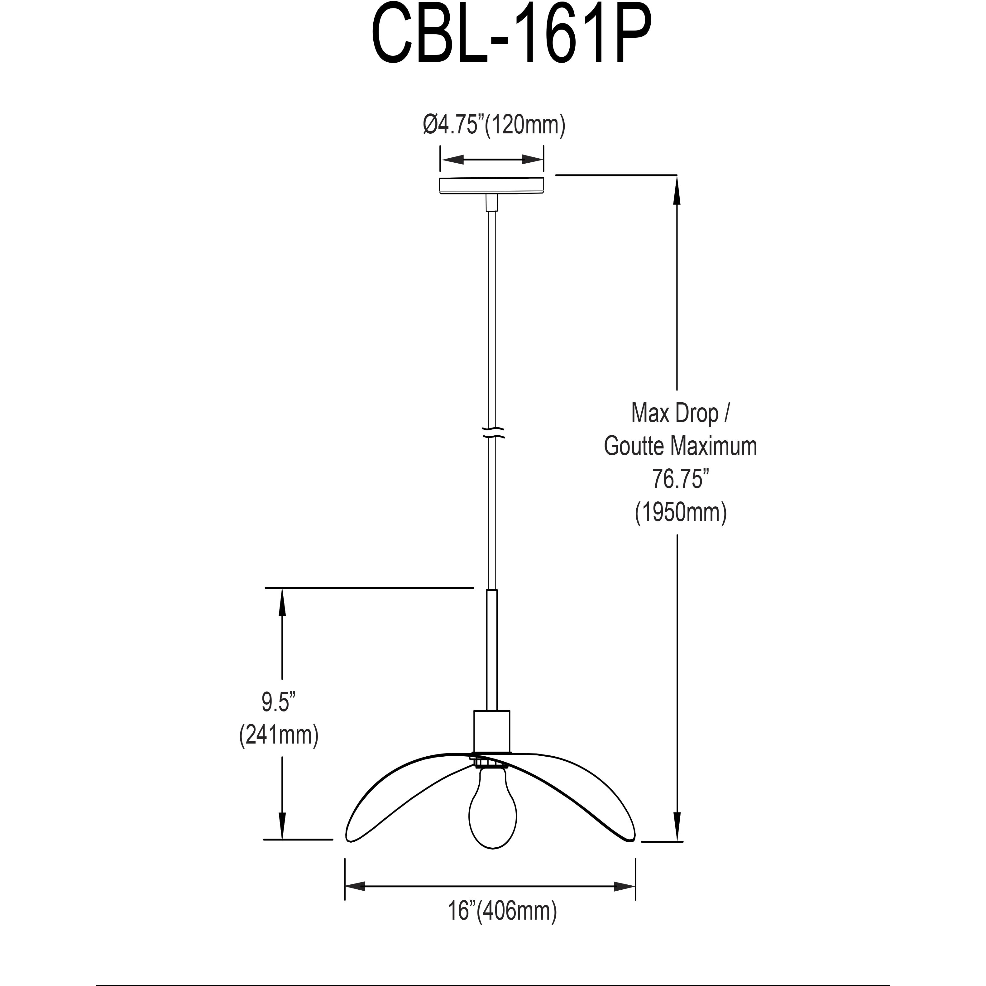 Christobel LED 16 inch Matte Black Pendant Ceiling Light