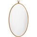 Wade 34 X 19 inch Antique Brass Mirror